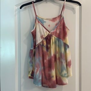 Tie Dye Tank Top